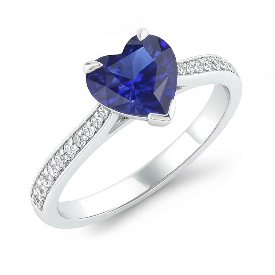 echter round diamant 3Karat ring Vorderansicht