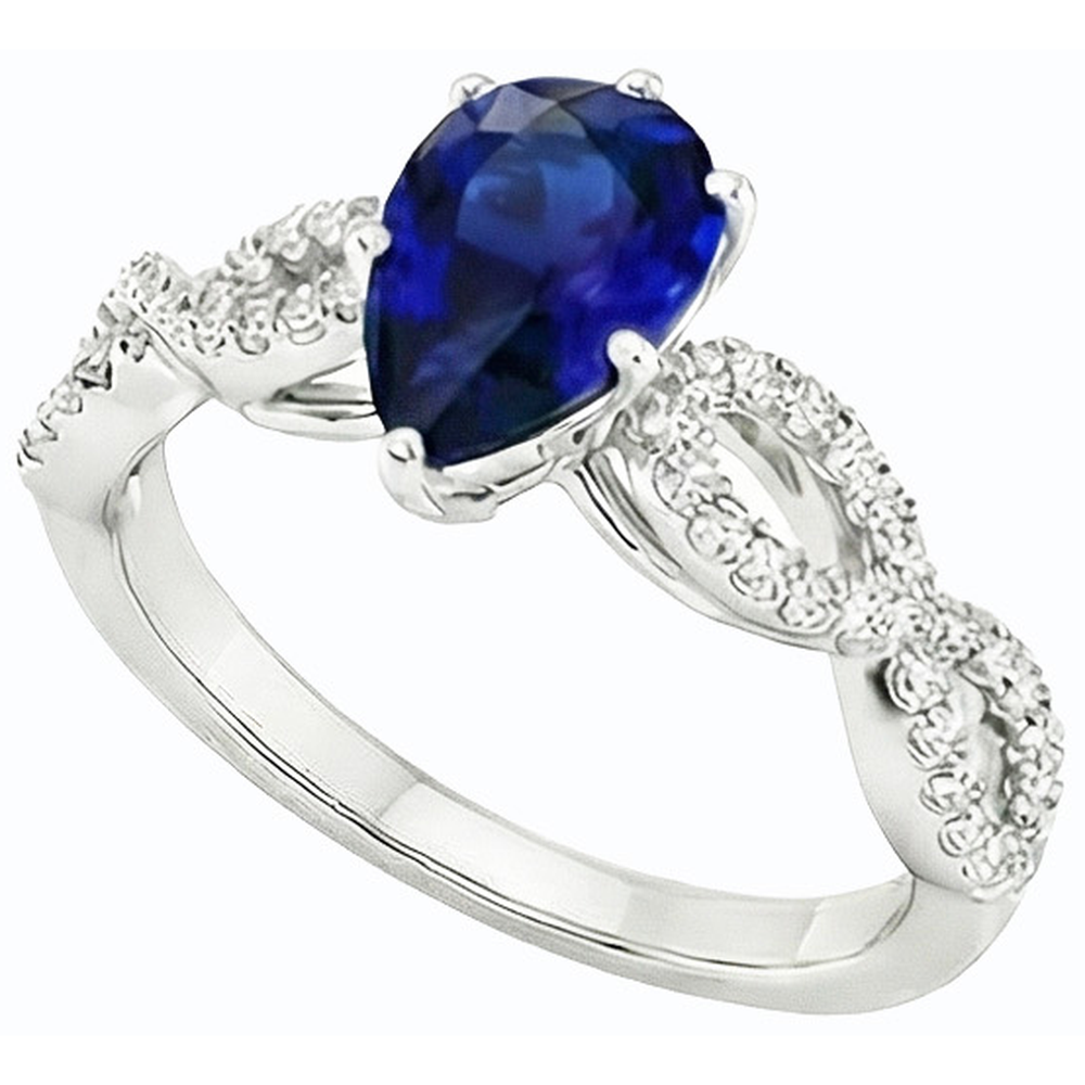 echter round diamant 3Karat ring Vorderansicht