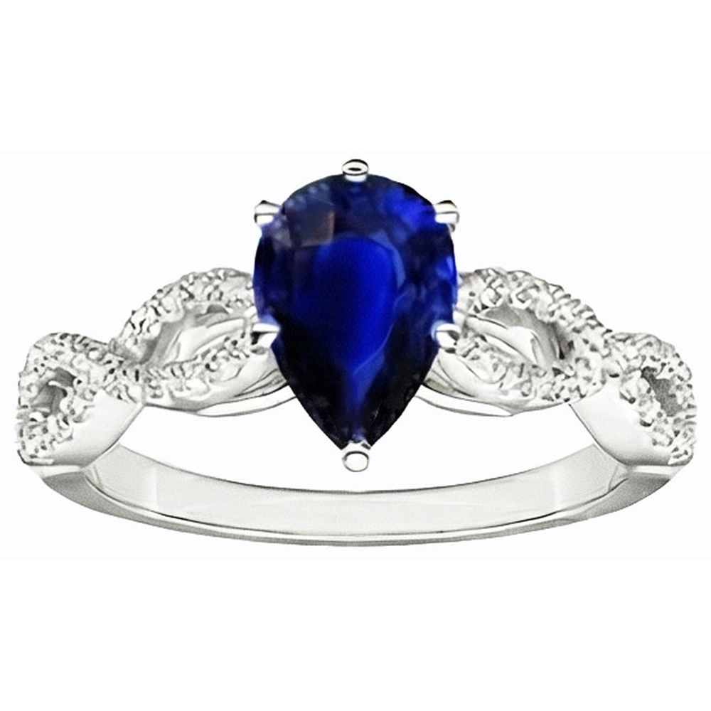 echter round diamant 3Karat ring Draufsicht