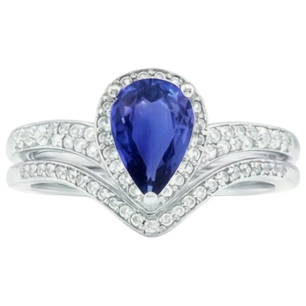 echter round diamant 2.75Karat ring Draufsicht