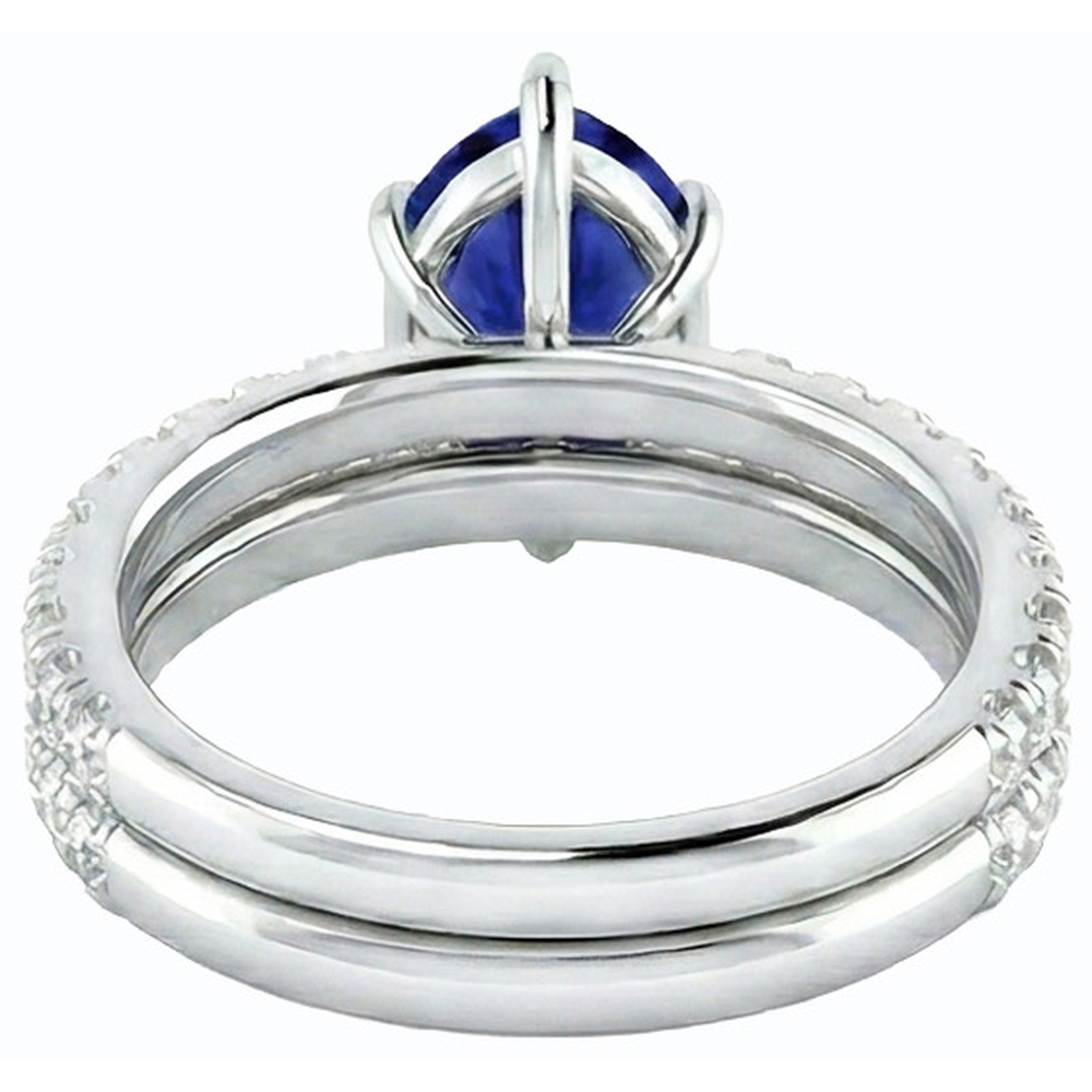 echter round diamant 3.50Karat ring Detailansicht