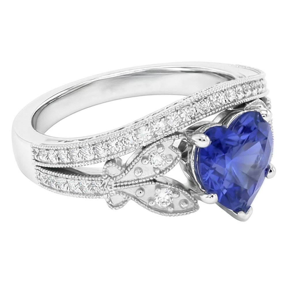 echter round diamant 3Karat ring Detailansicht
