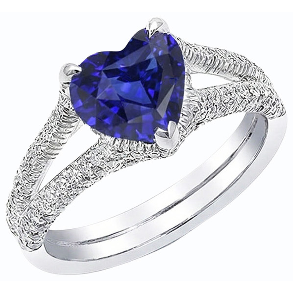 echter round diamant 4Karat ring Seitenansicht