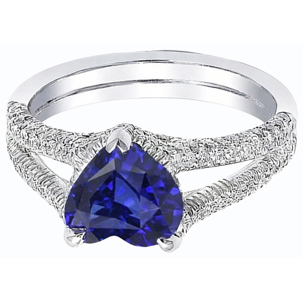 echter round diamant 4Karat ring Detailansicht
