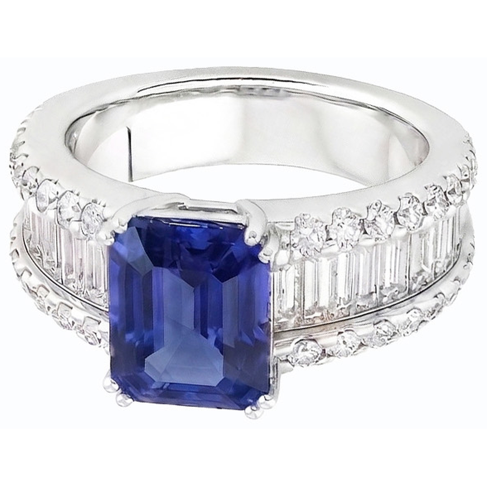 echter marquise diamant 3.50Karat ring Detailansicht