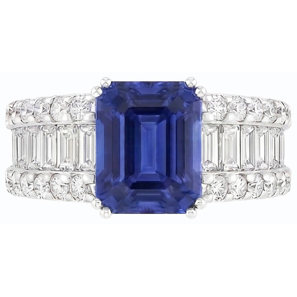 echter marquise diamant 3.50Karat ring Vorderansicht