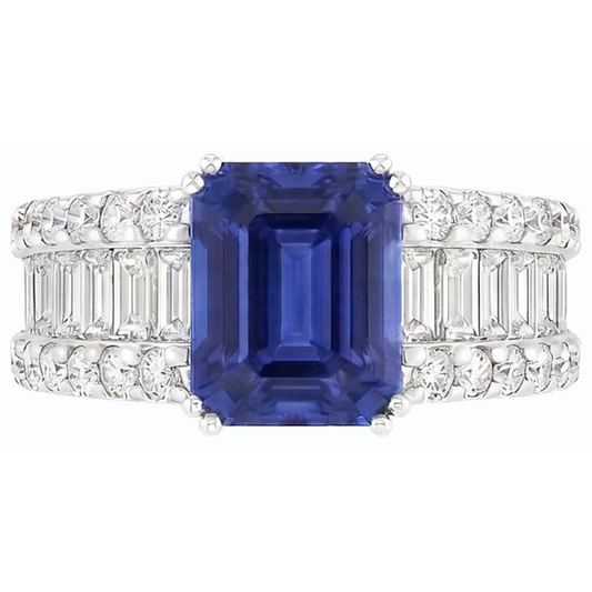 echter marquise diamant 3.50Karat ring Vorderansicht