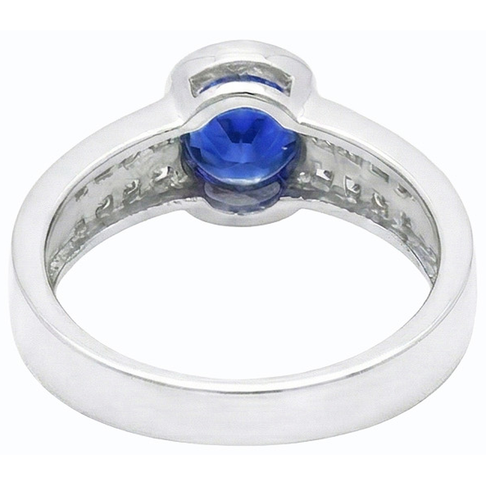 echter round diamant 2.50Karat ring Seitenansicht