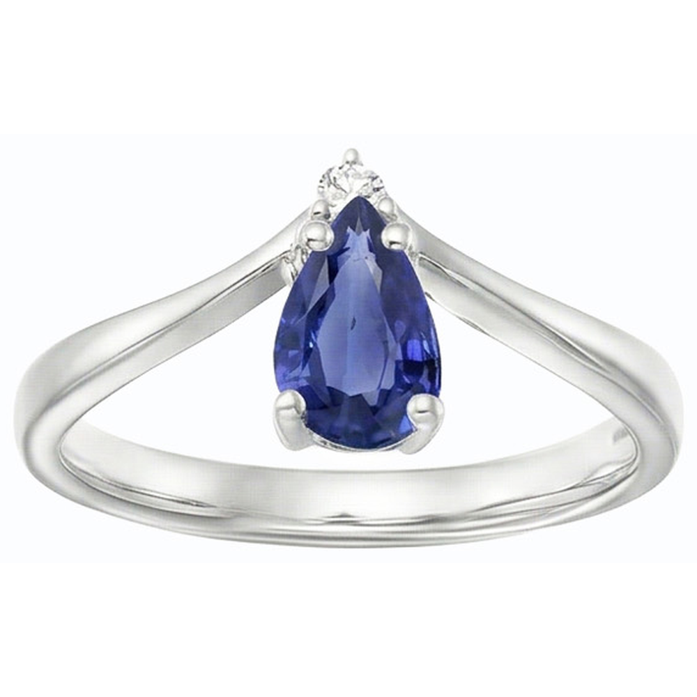 echter round diamant 1.25Karat ring Profilansicht