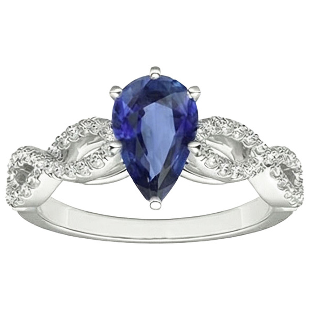 echter round diamant 3.50Karat ring Profilansicht