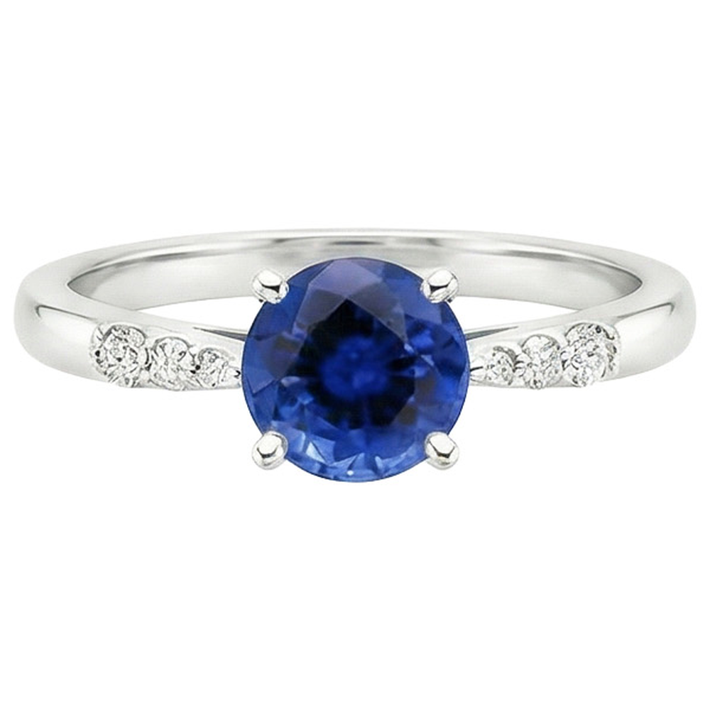 echter round diamant 2.50Karat ring Detailansicht
