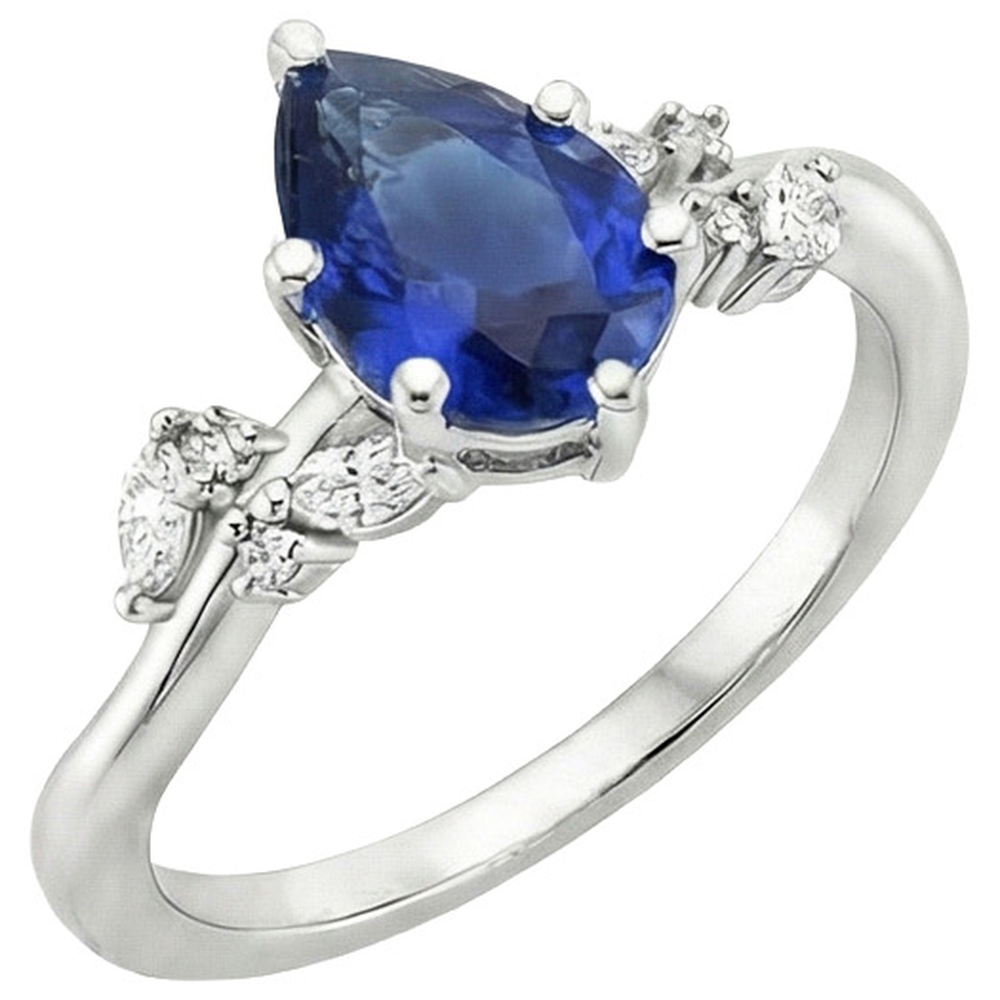 echter marquise diamant 6.75Karat ring Seitenansicht