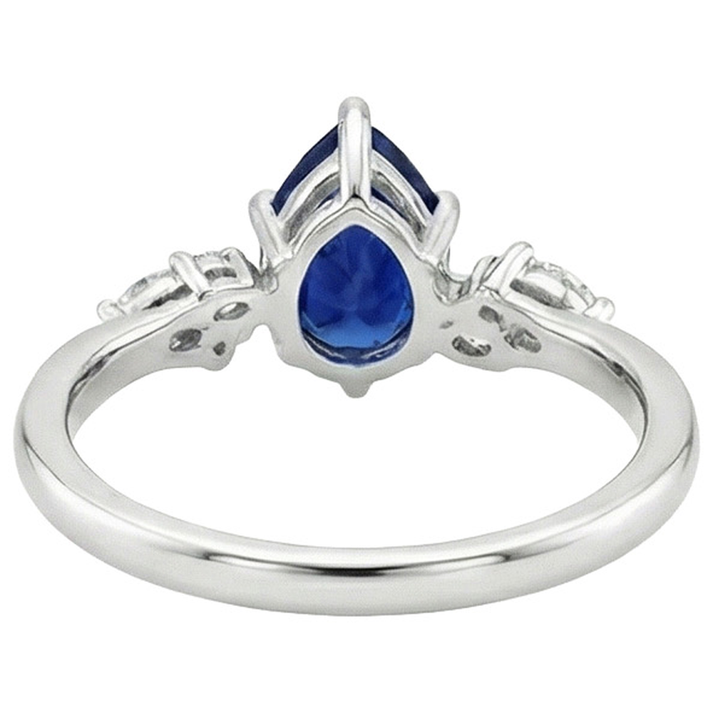 echter marquise diamant 6.75Karat ring auf Weiß