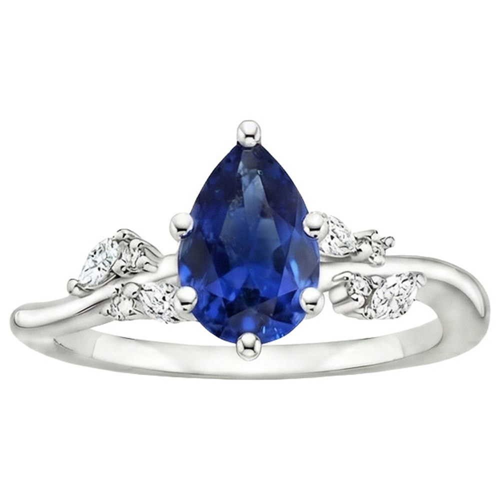 echter marquise diamant 6.75Karat ring Detailansicht