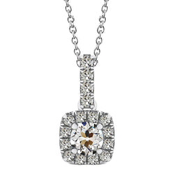Luxuriöser Edler Diamant Halo – 2,50 Karat 14K Weißgold
