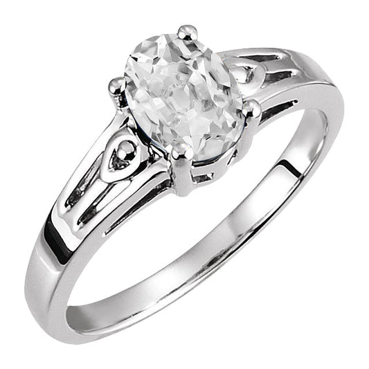Designer Brillant Solitär-Ring 4 Karat – Hauptansicht