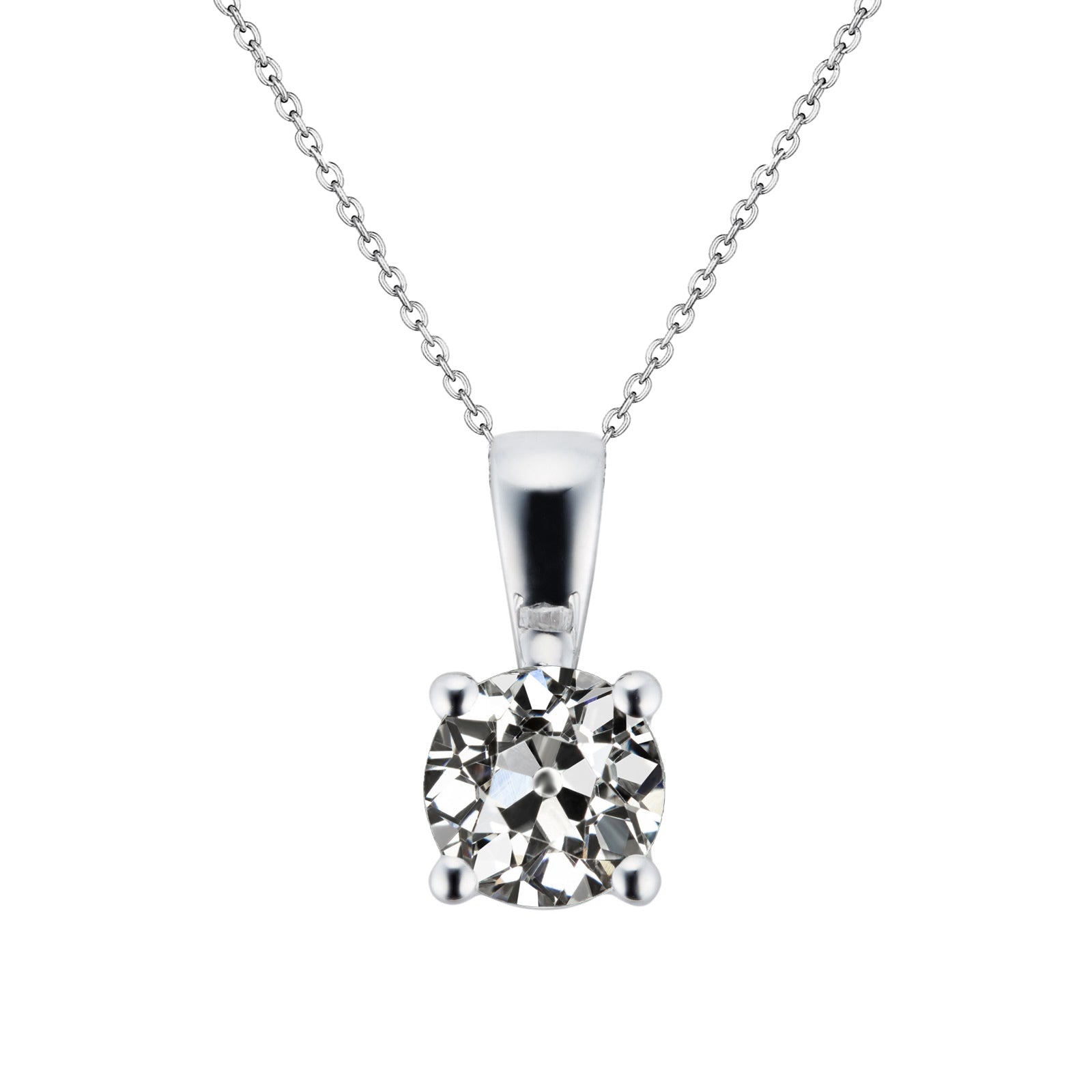 Kunstvoller Edler Diamant Anhänger 1,50 Karat – Hauptansicht