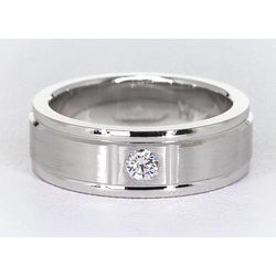 Luxuriöser Brillant Männer-Ring – 0,25 Karat 14 Karat Weißgold