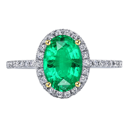 Edler GIA-Zertifiziert Edler Smaragd Edelstein-Ring – 3,50 Karat