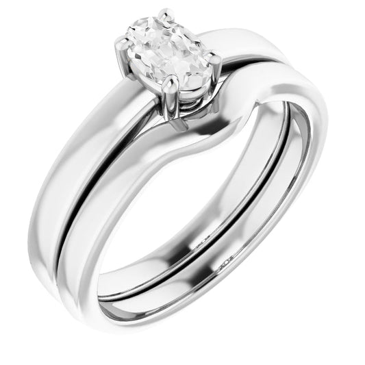 Natürlicher Diamant Verlobungsring – Hauptansicht