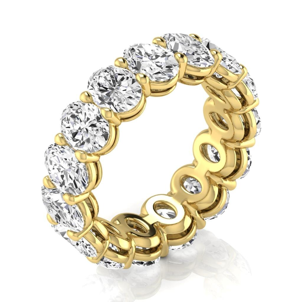 Eternity Band 14K Gelbgold mit Diamant – Hauptansicht