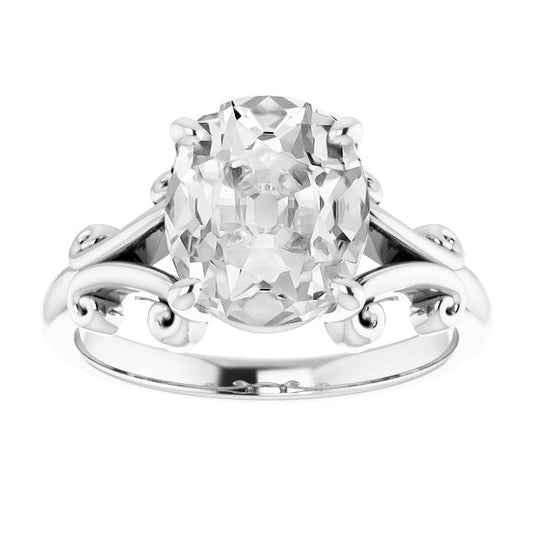 Naturreiner Edler Diamant Solitär-Ring – Hauptansicht