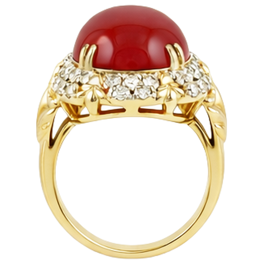 echter oval diamant 11.20Karat ring auf Weiß