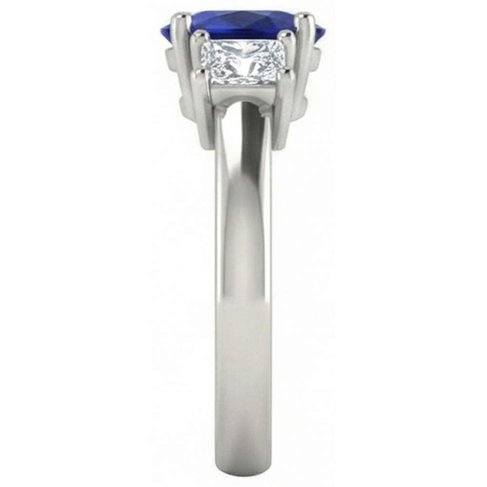 echter princess diamant 1.25Karat ring Draufsicht