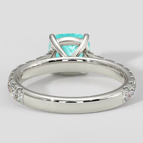 Paraiba-Ring im Rundschliff 1,75 Karat