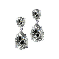Handgefertigter Edler Diamant Ohrhänger 2 Karat | HarryChadEnt