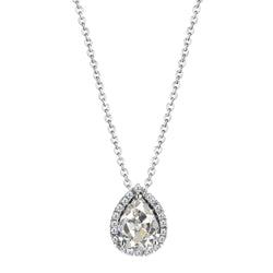 Luxuriöser Edler Diamant Hänge-Anhänger – 2 Karat 14K Weißgold