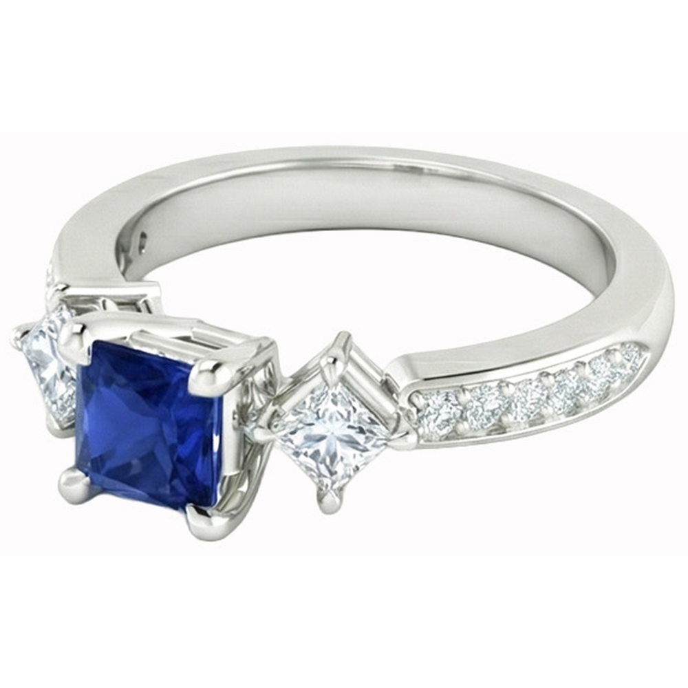 echter round diamant 2.50Karat ring Seitenansicht