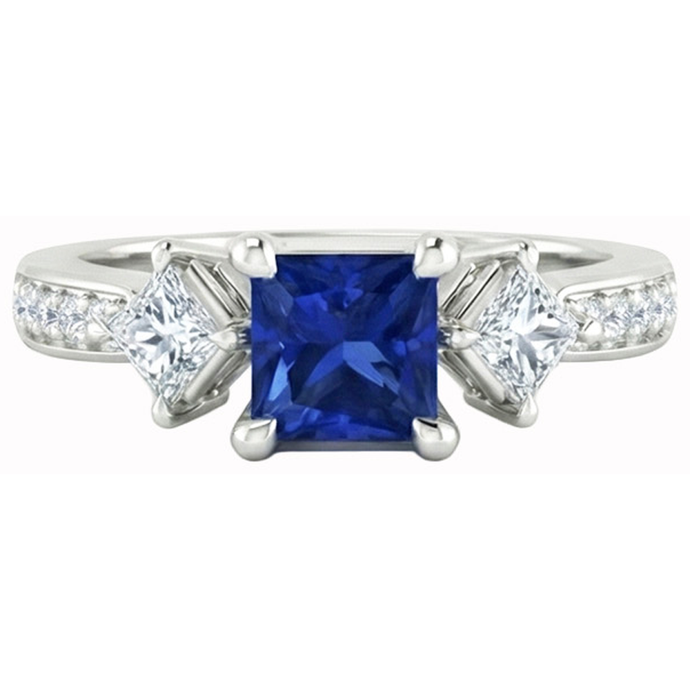 echter round diamant 2.50Karat ring Detailansicht