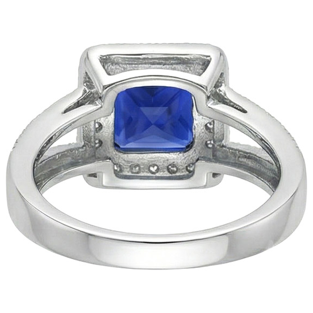 echter round diamant 3.56Karat ring Profilansicht
