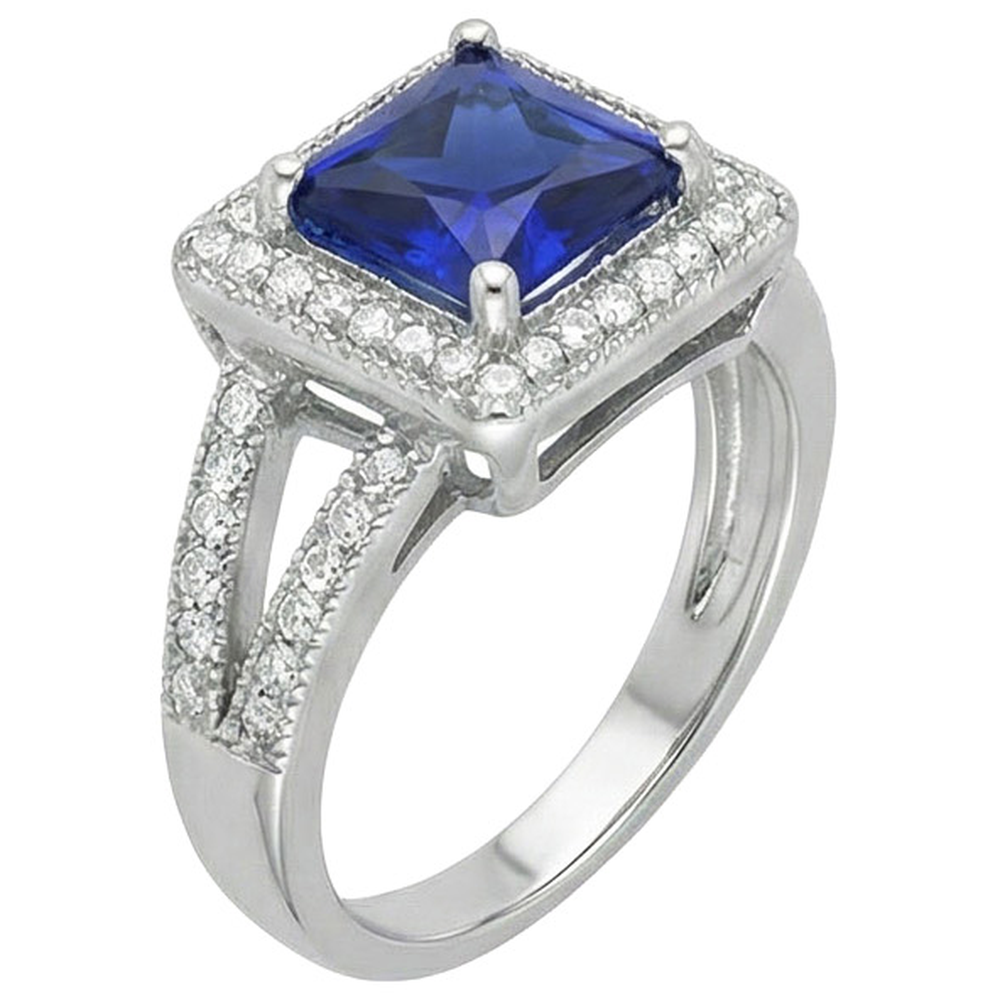 echter round diamant 3.56Karat ring Vorderansicht