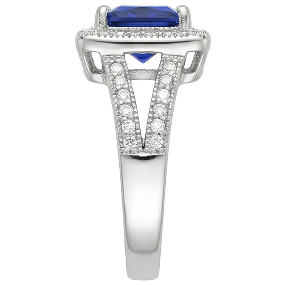 echter round diamant 3.56Karat ring Draufsicht