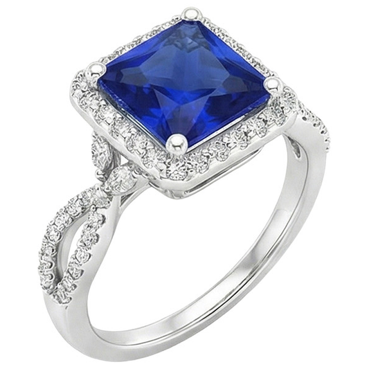echter marquise diamant 3.50Karat ring Seitenansicht