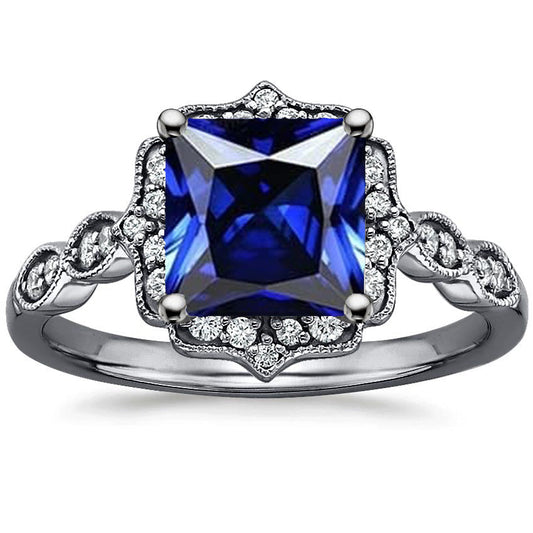 Natürlicher Blauer Saphir Schmuck – Hauptansicht