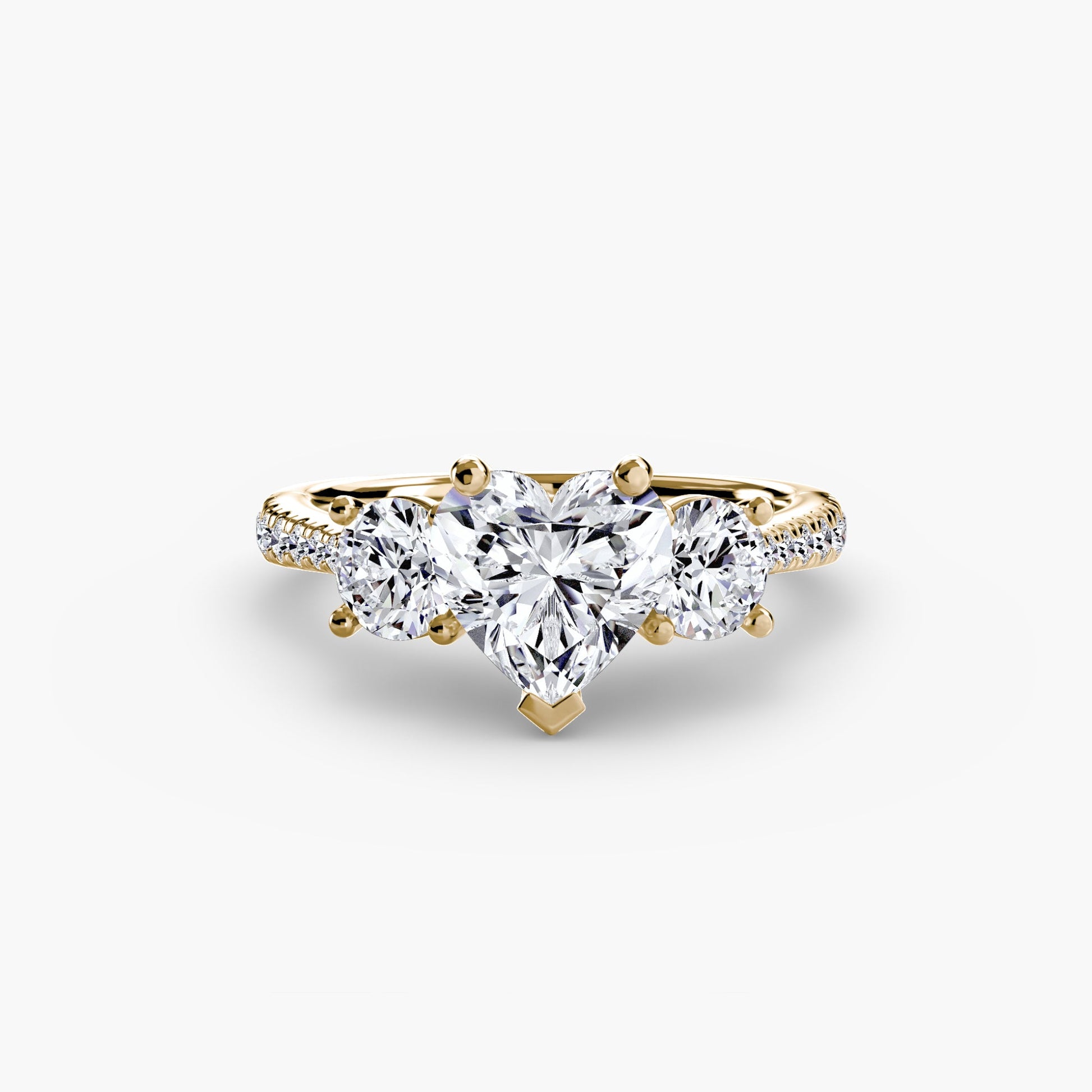 Setting Gold mit Edelstein – Detailansicht