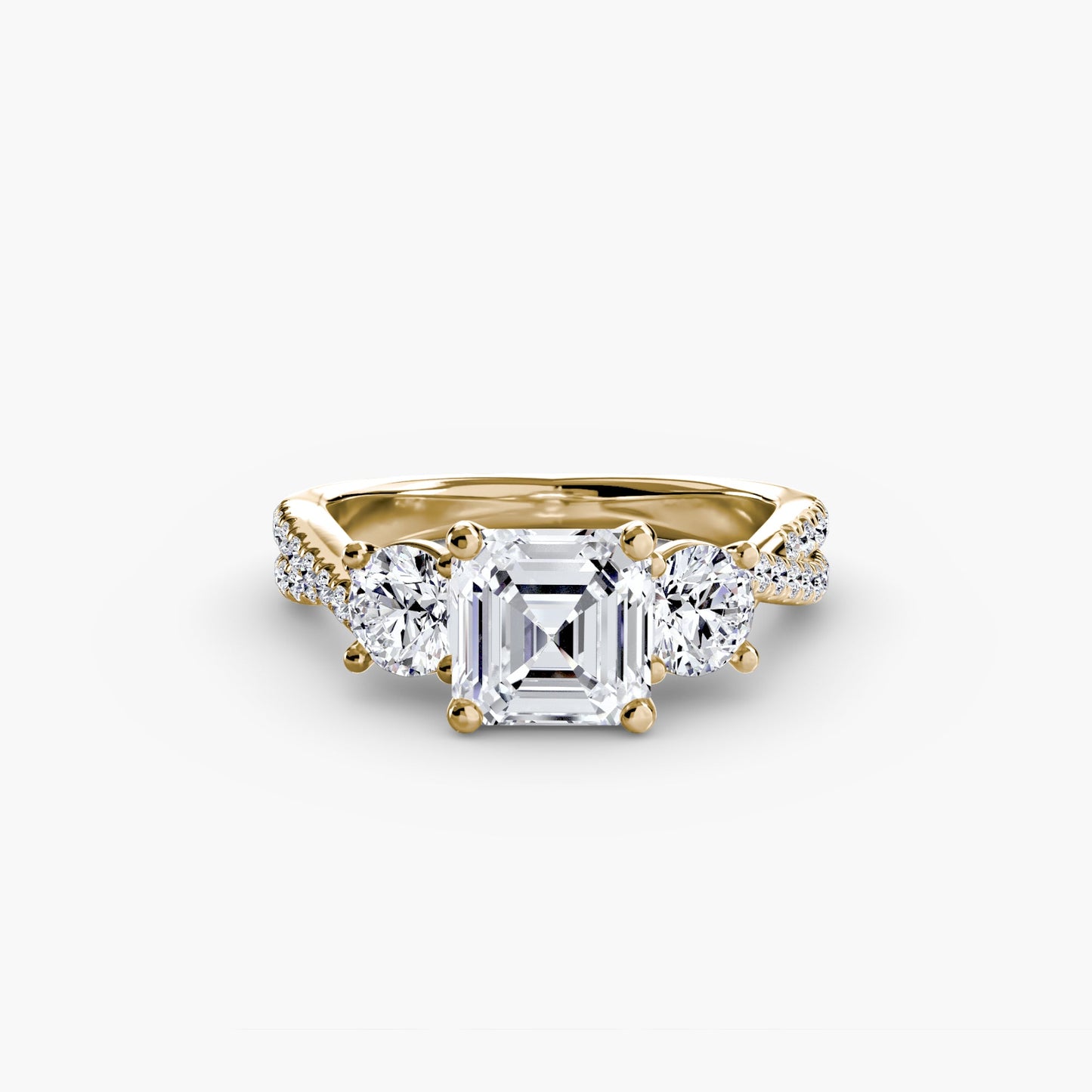 Setting Gold mit Diamant – Alternative Ansicht