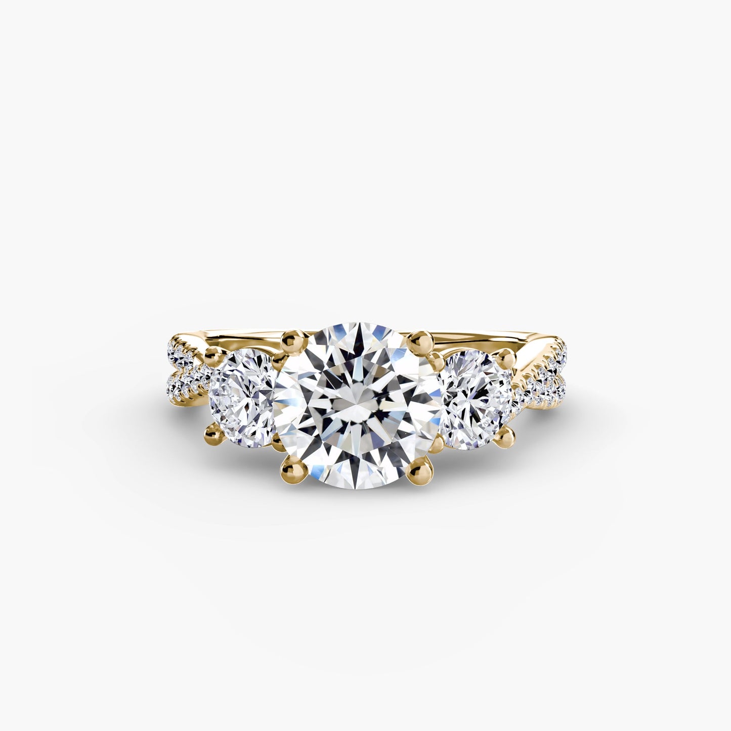 Erdgewonnener Diamant Setting – Hauptansicht