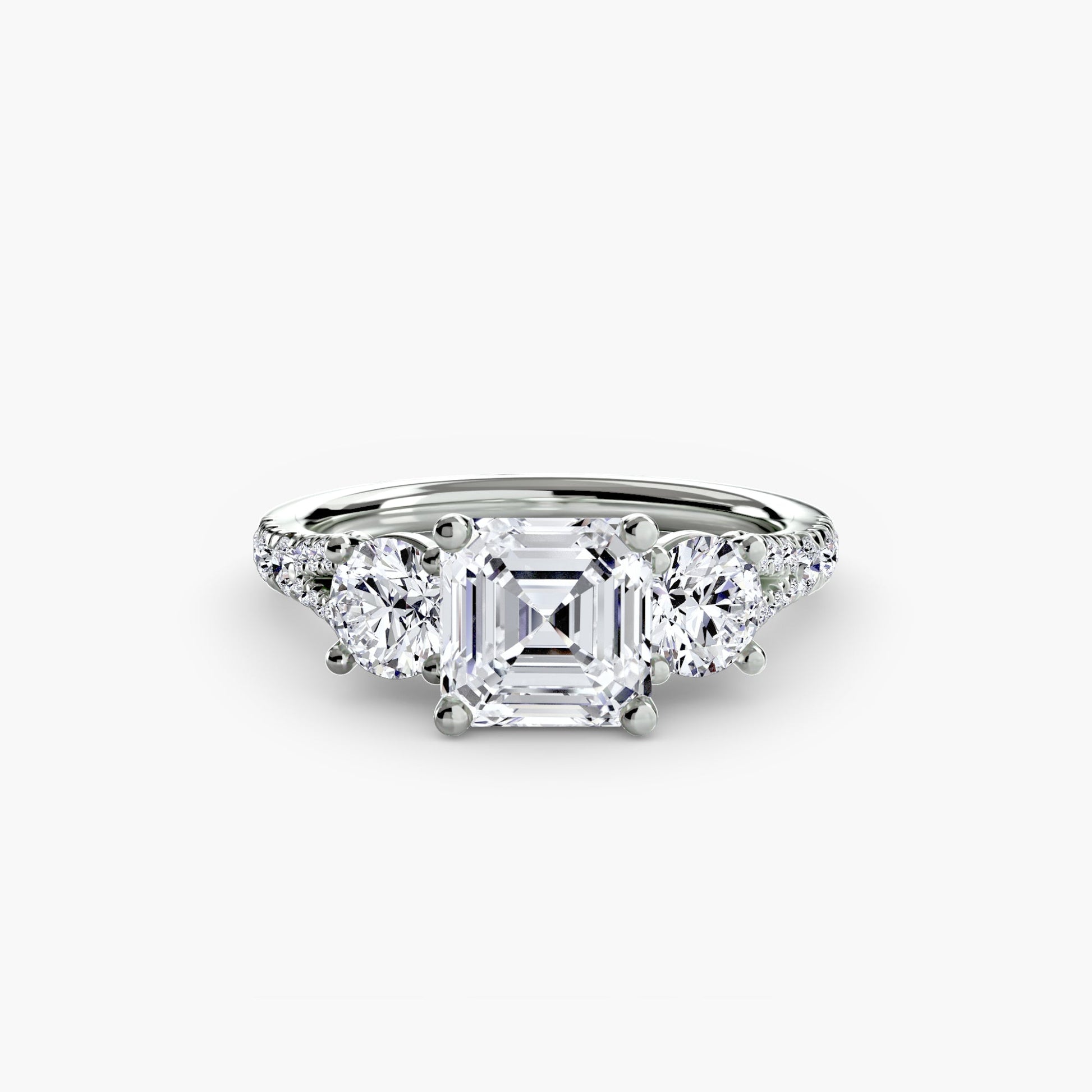 Naturreiner Edler Diamant Setting 0,77 Karat Gold – Nahaufnahme