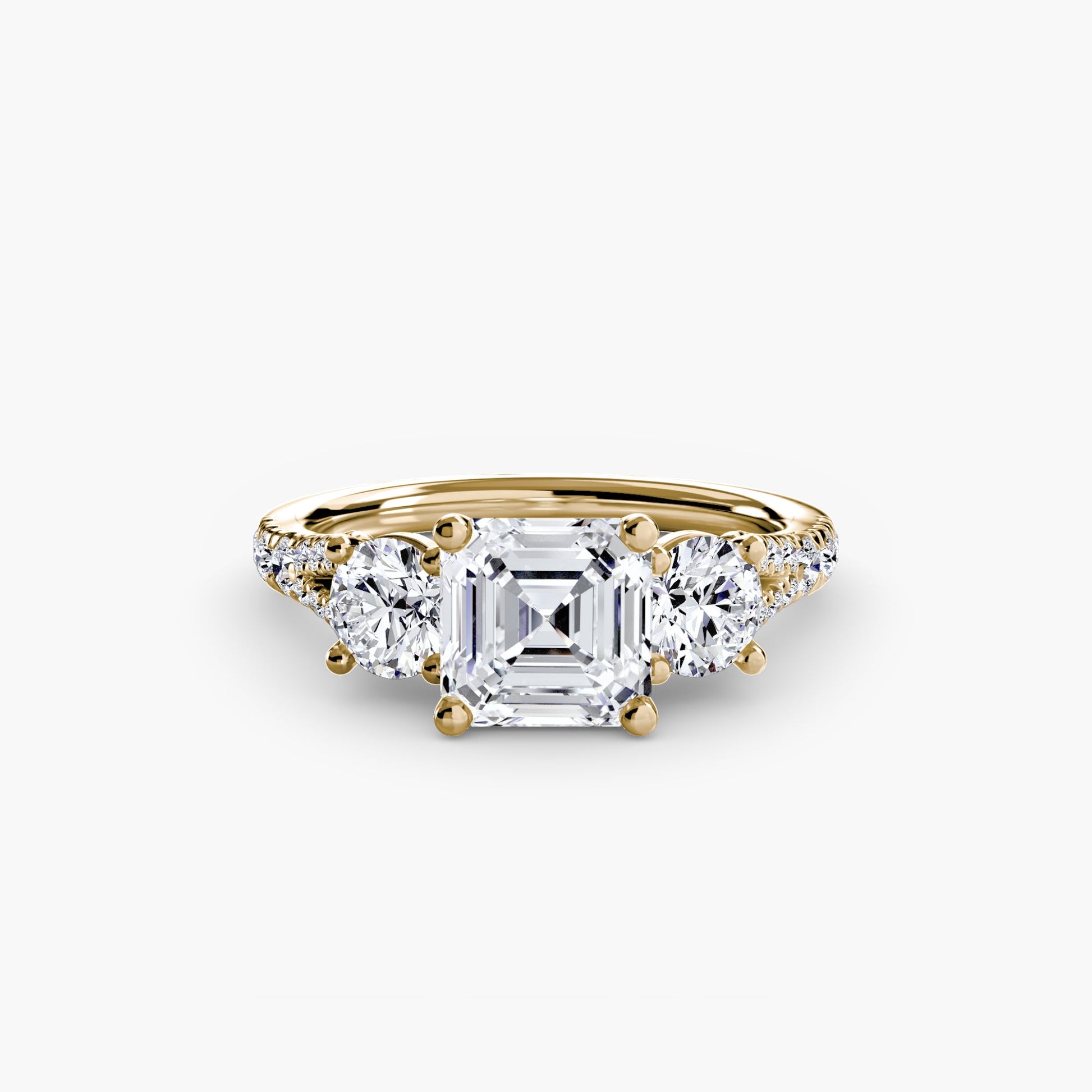 Luxuriöser Edler Diamant Setting 0,77 Karat – Nahaufnahme
