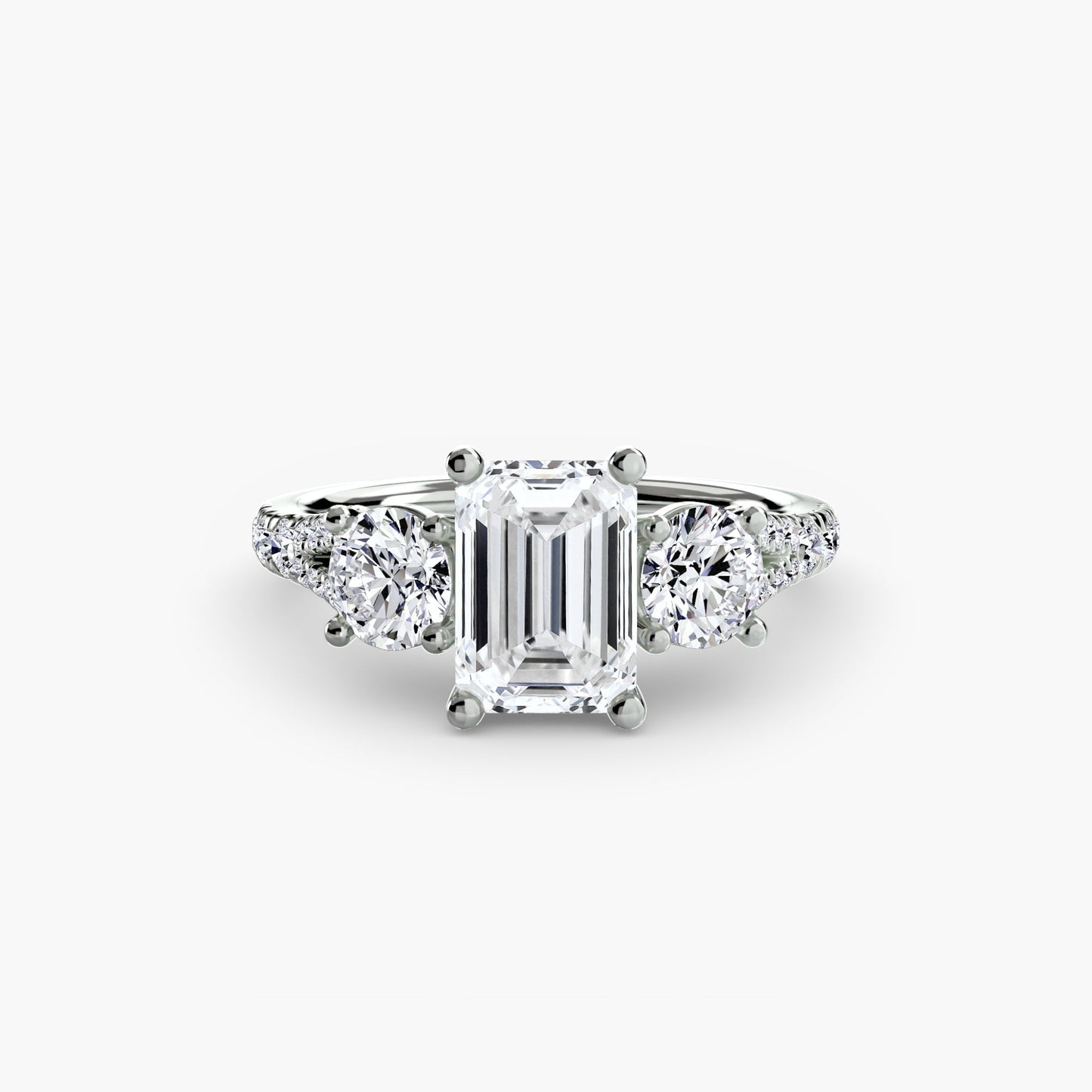 Setting Gold mit Edler Diamant – Rückansicht