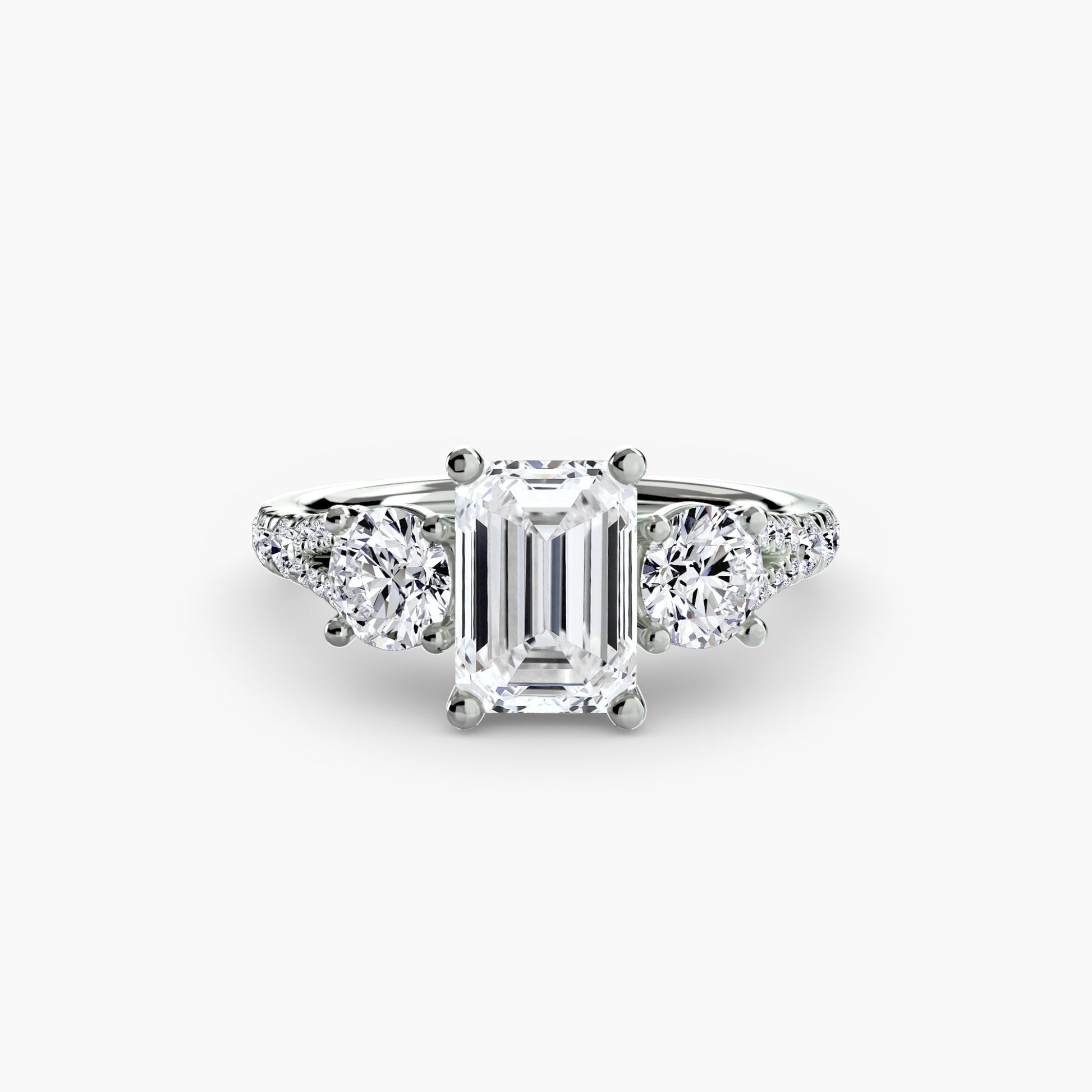 Setting Gold mit Edler Diamant – Rückansicht