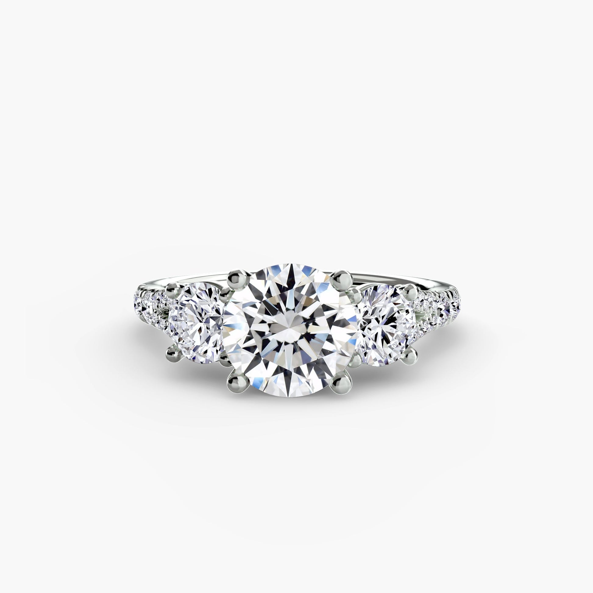 Luxuriöser Edler Diamant Setting 0,77 Karat – Hauptansicht