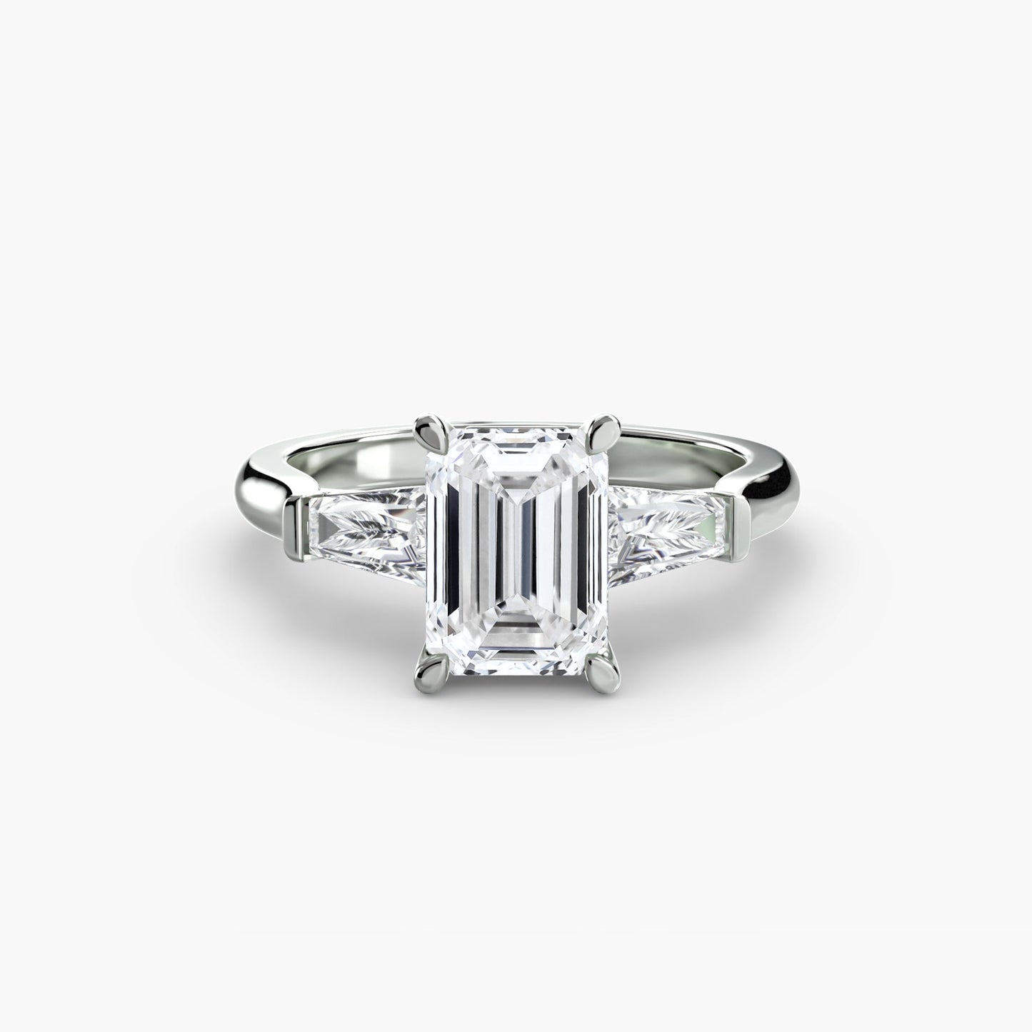 Erdgewonnener Edler Diamant Setting 0,70 Karat Gold – Rückansicht