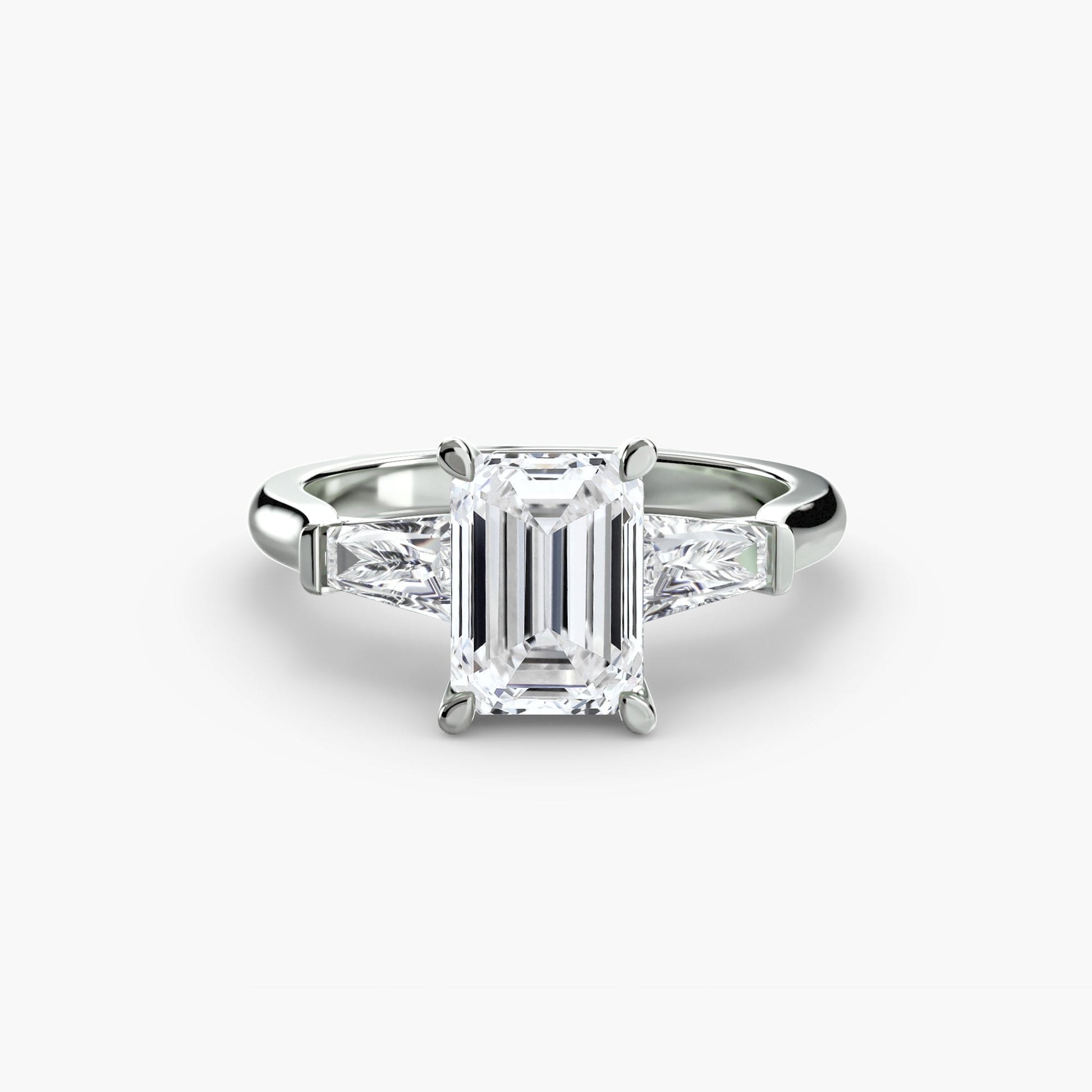Erdgewonnener Edler Diamant Setting 0,70 Karat Gold – Rückansicht