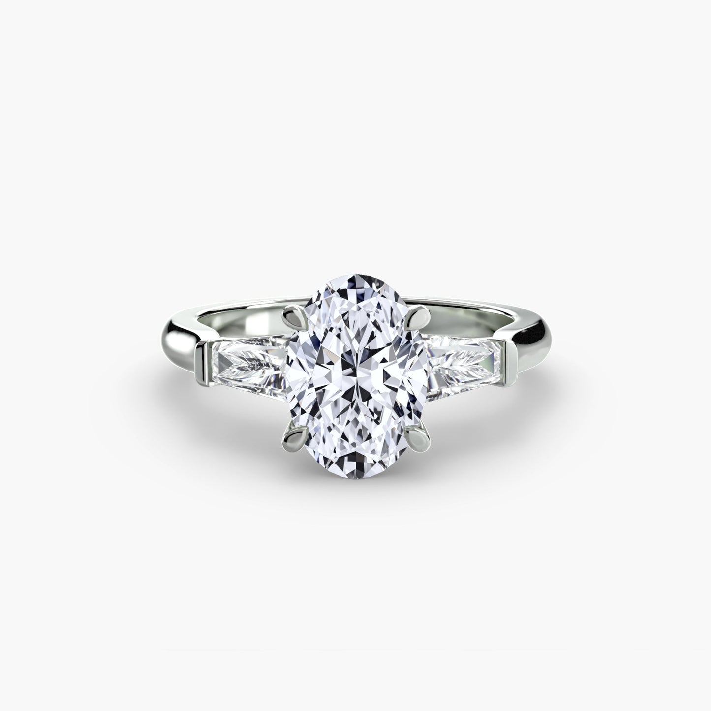 Erdgewonnener Edler Diamant Setting 0,70 Karat Gold – Profilansicht