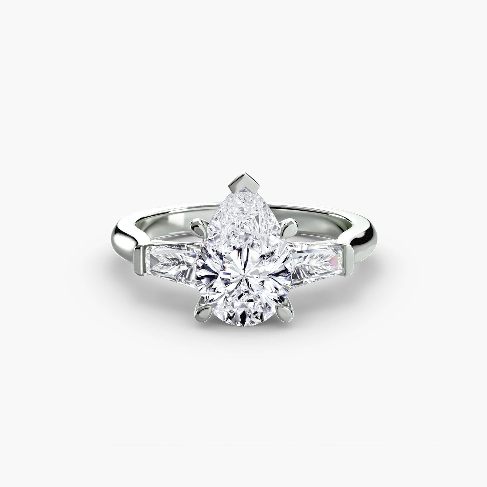 Designer Edler Diamant Setting 0,70 Karat – Draufsicht